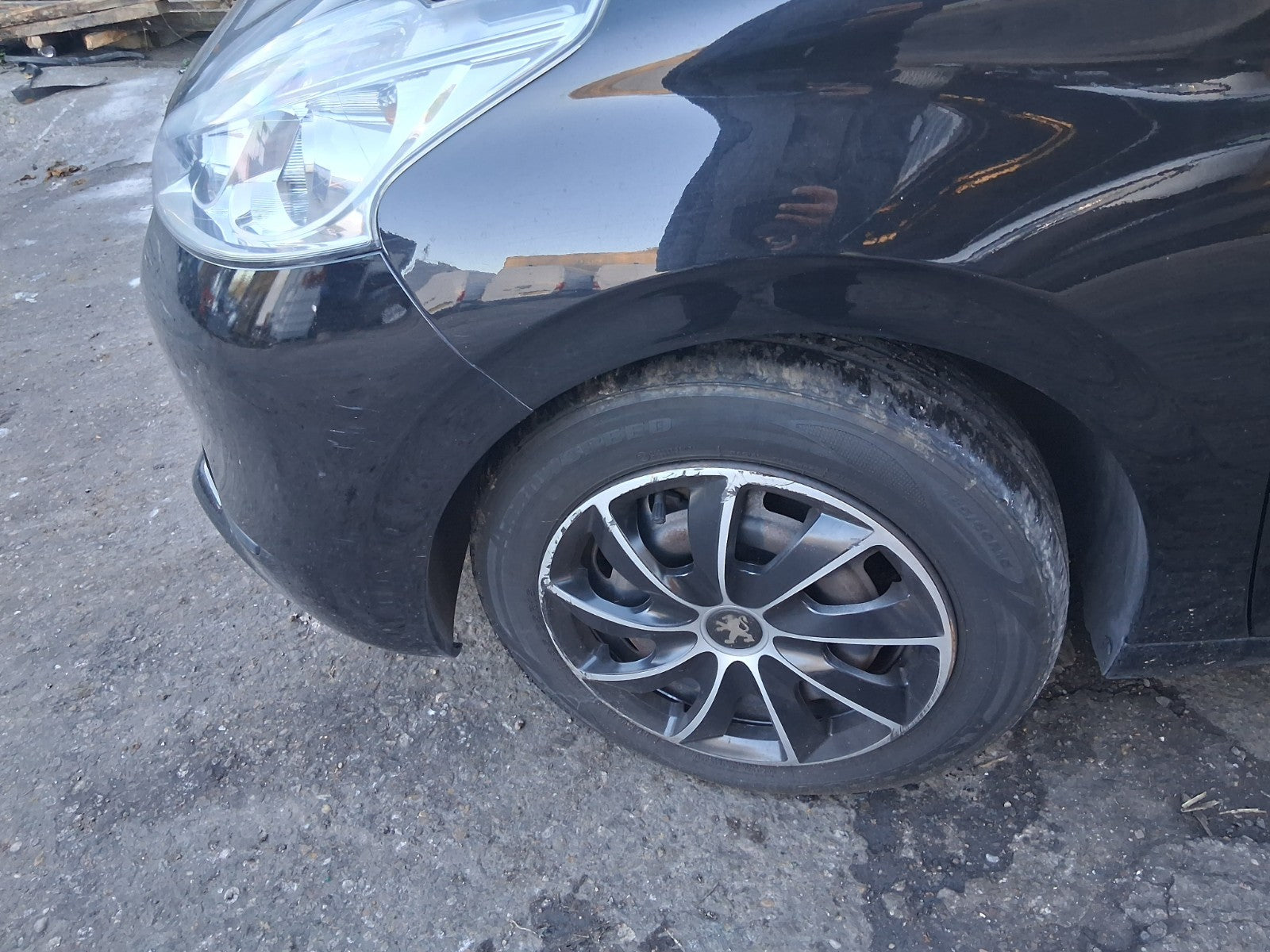 2014 PEUGEOT 208 15 INCH STEEL WHEEL WITH TYRE 185/65R15