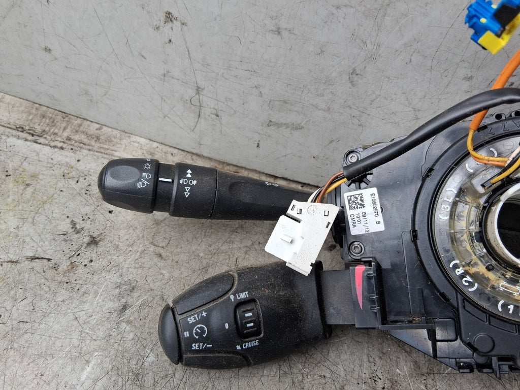 2012 PEUGEOT 208 INDICATOR WIPER COMBINATION SWITCH STALK SQUIB RING 98030390ZD