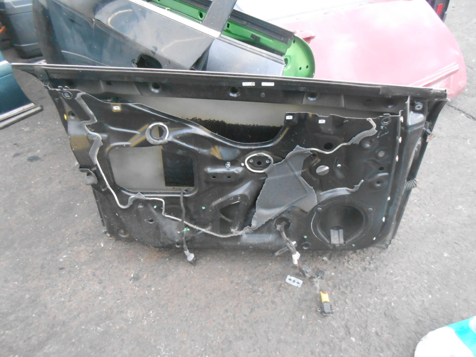 AUDI A4 RS4 8E (MK2) 2006 NSF PASSENGER SIDE FRONT BARE DOOR SHELL BLACK
