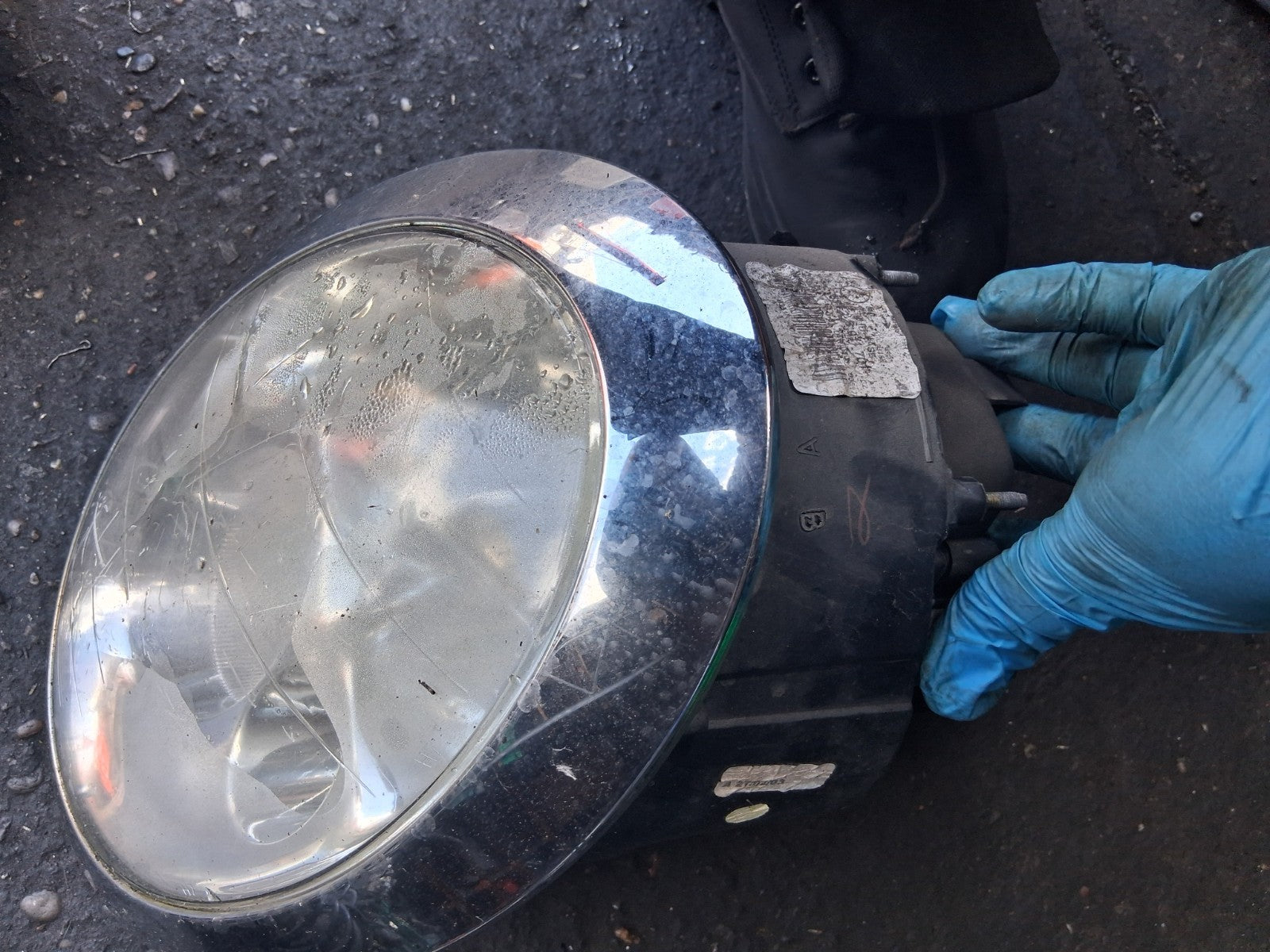 2003 BMW MINI COOPER R50 NSF PASSENGER SIDE FRONT LEFT HEADLIGHT 40251748