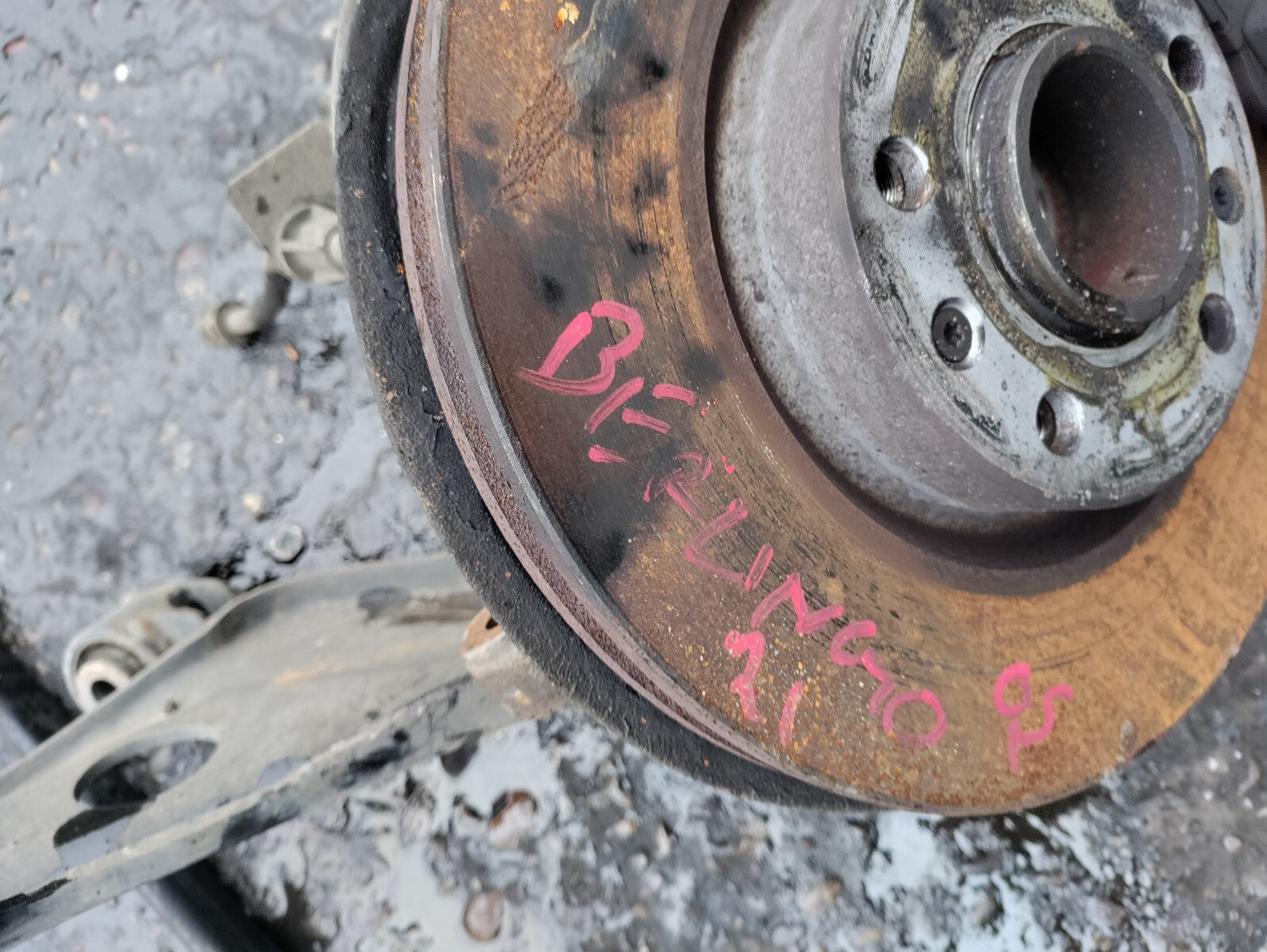 2021 CITROEN BERLINGO K9 1.5 DIESEL NS PASSENGER SIDE WHEEL HUB BEARING