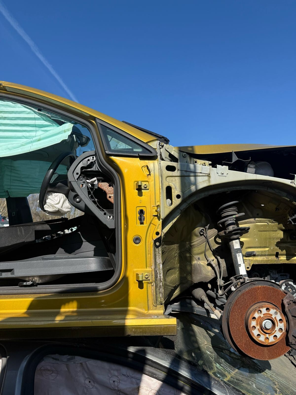 2018 VW VOLKSWAGEN GOLF MK7.5 OSF DRIVER SIDE FRONT QUARTER LEG CUT