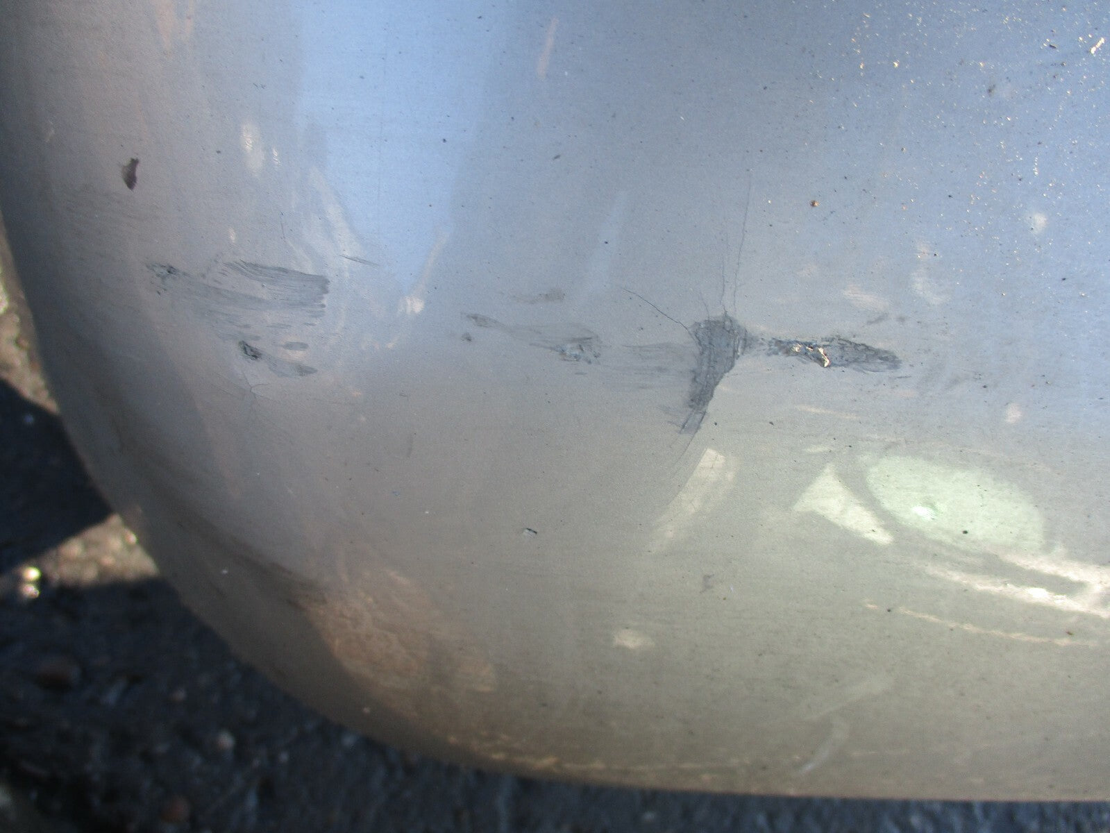 RENAULT LAGUNA MK2 COMPLETE REAR BUMPER SILVER