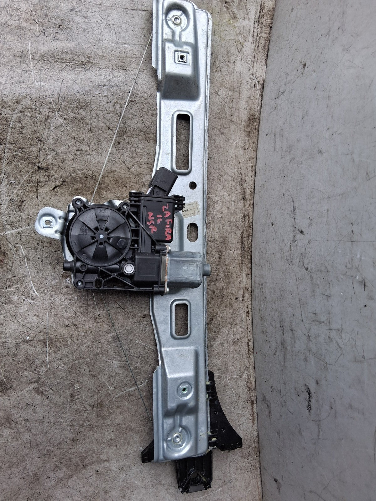 2016 VAUXHALL ZAFIRA C MK3 NSR PASSENGER REAR WINDOW MOTOR & REGULATOR 13260141