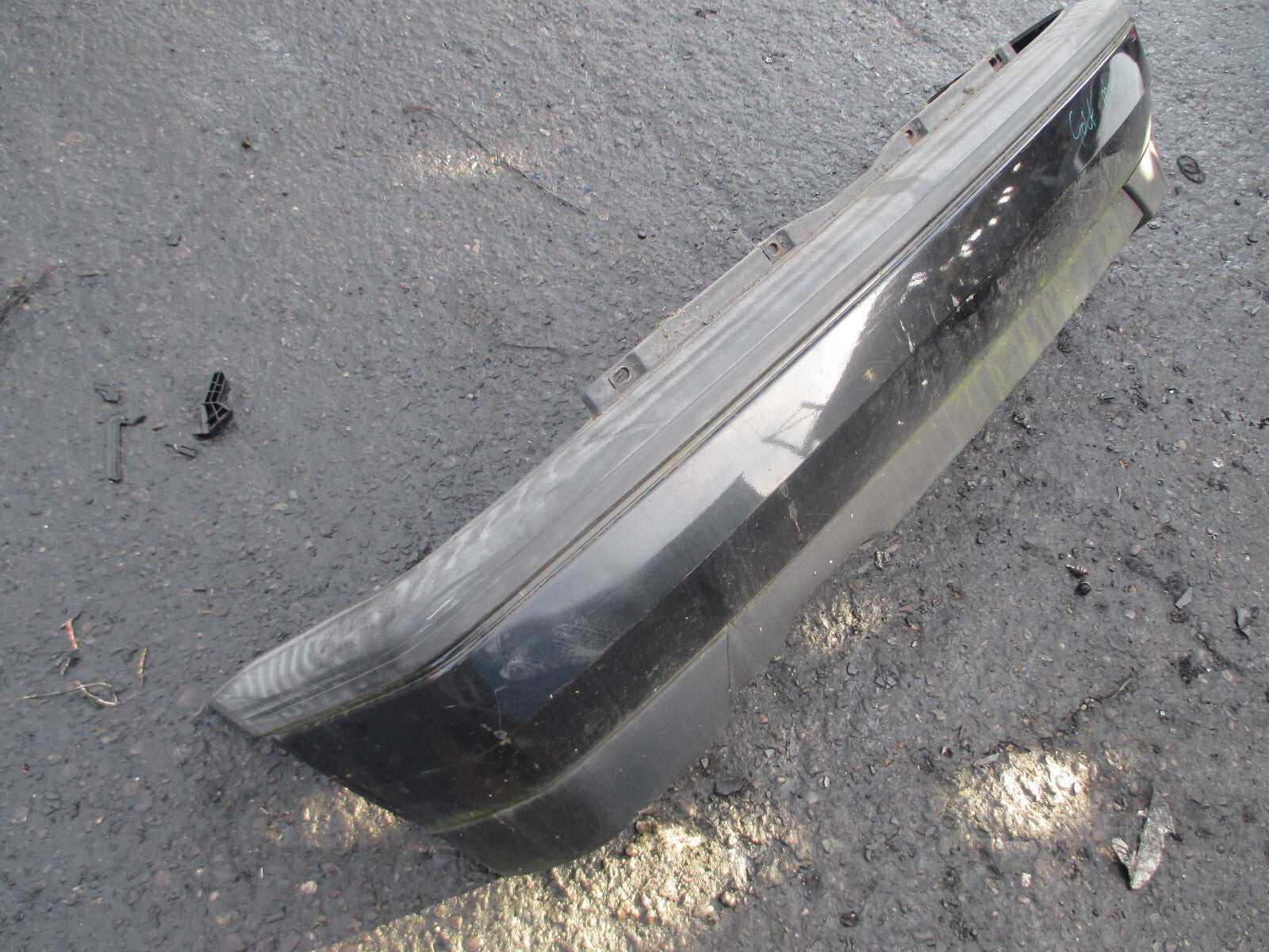 VW VOLKSWAGEN GOLF MK3 1993 REAR COMPLETE BUMPER BLACK