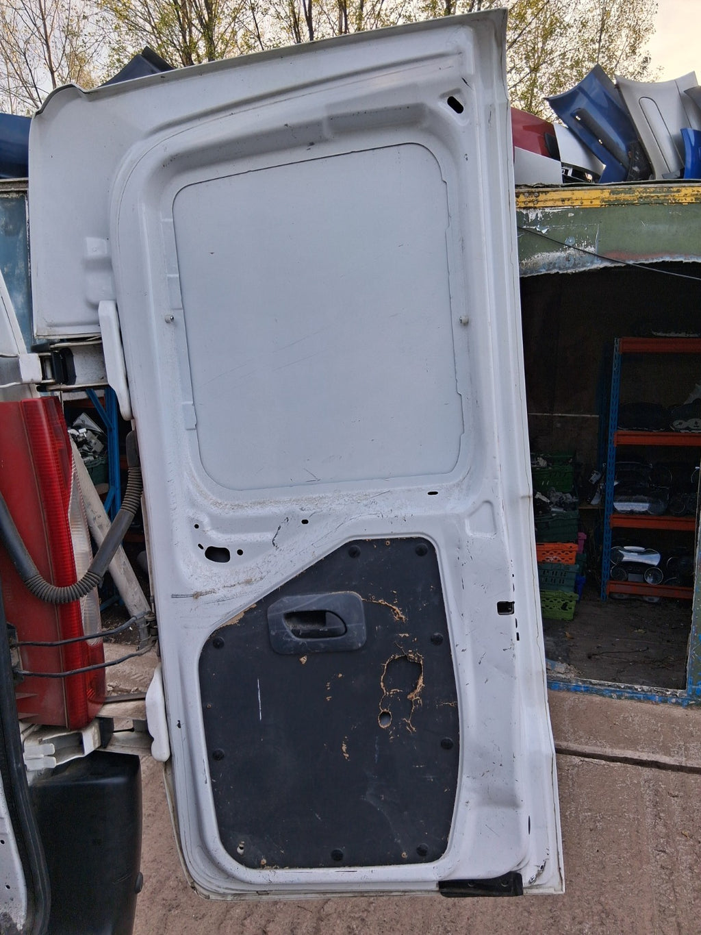 2016 CITROEN DISPATCH MK2 OSR DRIVER SIDE REAR RIGHT COMPLETE DOOR WHITE