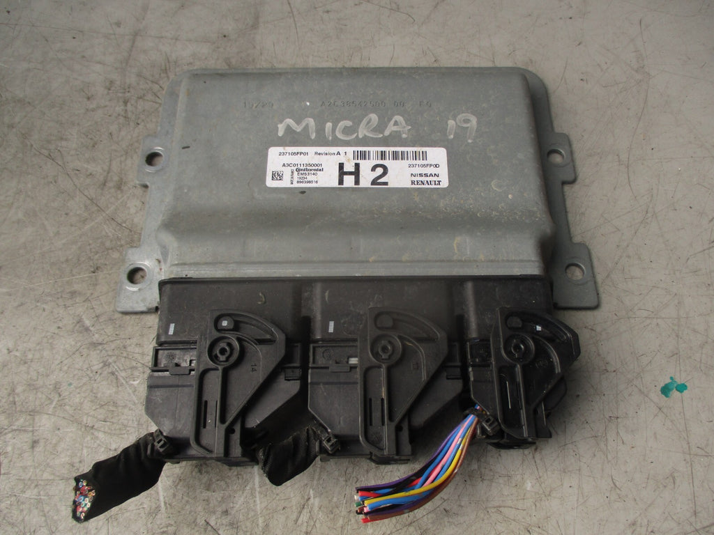 2019 NISSAN MICRA K14 MK5 1.0 PETROL ENGINE CONTROL UNIT ECU 237105FP01