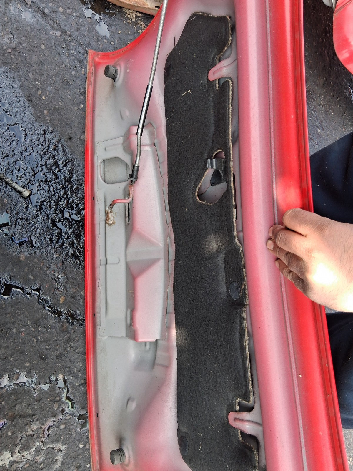 2008 CITROEN C1 MK1 3 DOOR FRONT BONNET HOOD PANEL RED