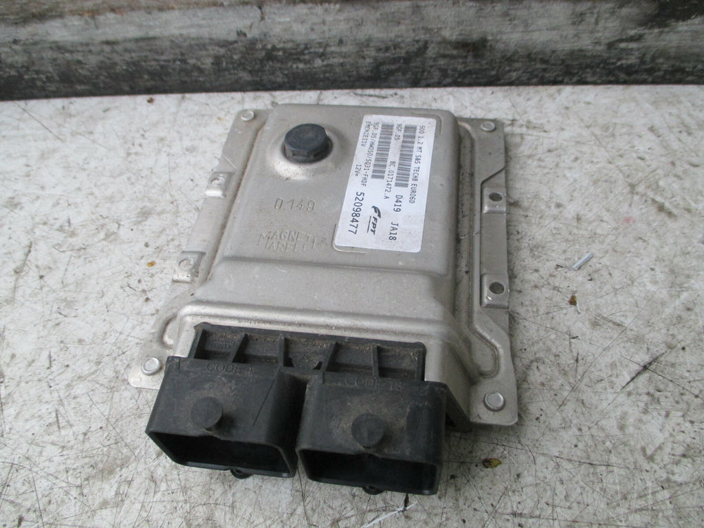 FIAT 500 2019 1.2 PETROL MANUAL ECU ENGINE CONTROL MODULE UNIT 52098477