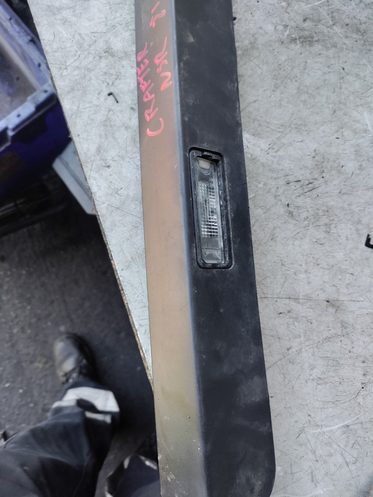 2022 VW VOLKSWAGE CRAFTER MK2 REAR DOOR NUMBER PLATE LIGHT