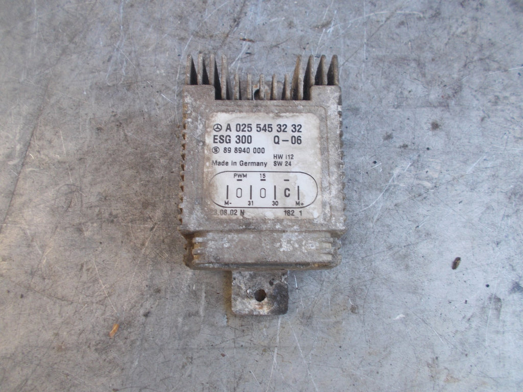 MERCEDES A CLASS W168 1997-2004 AUXILIARY FAN CONTROL MODULE A0255453232