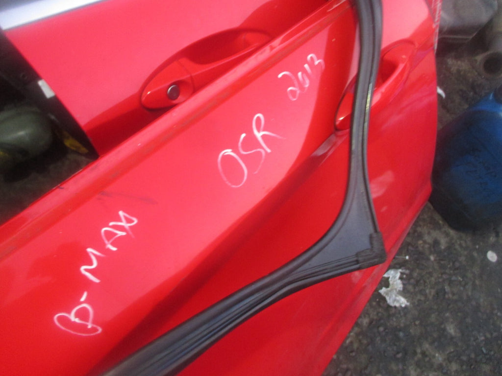 FORD B MAX 2013 OSR DRIVER SIDE REAR BARE DOOR RED RACE