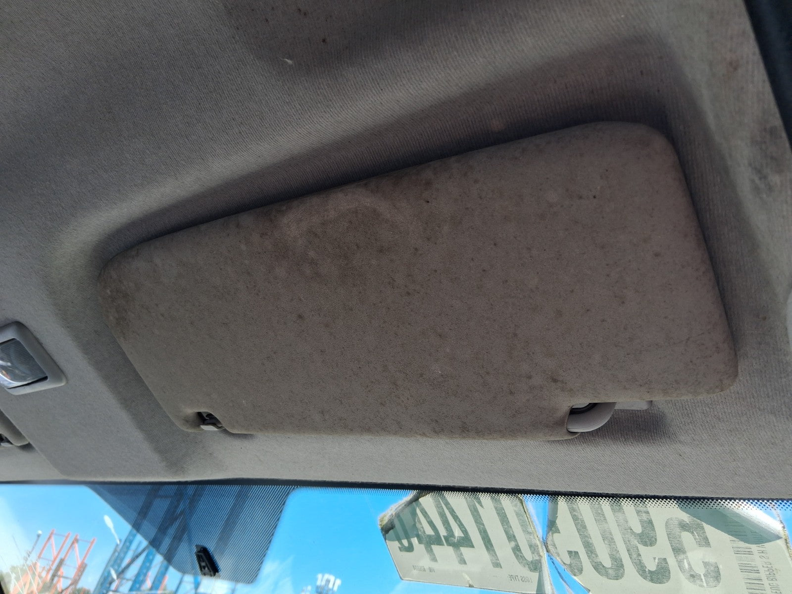 2015 PEUGEOT BIPPER OSF DRIVER SIDE FRONT SUN VISOR SHADE