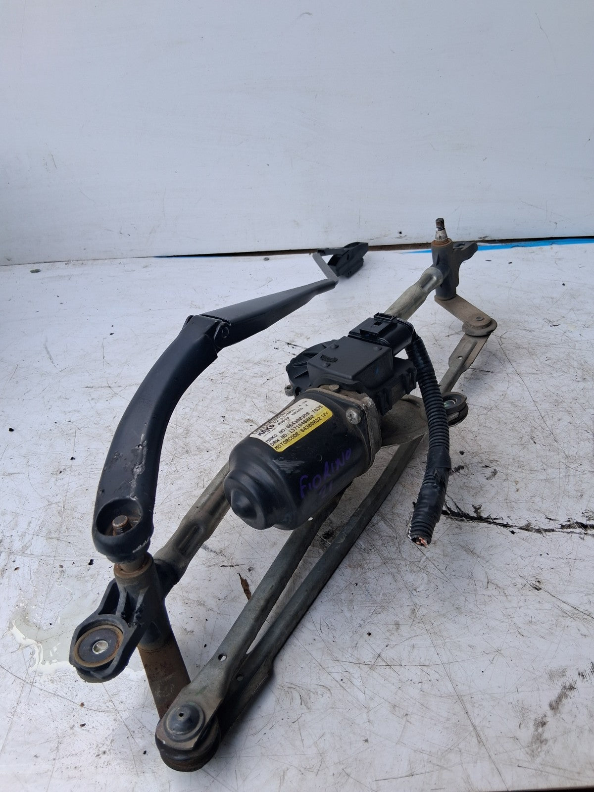 2021 FIAT FIORINO WINDSCREEN WIPER MOTOR AND LINKAGE 1371046080