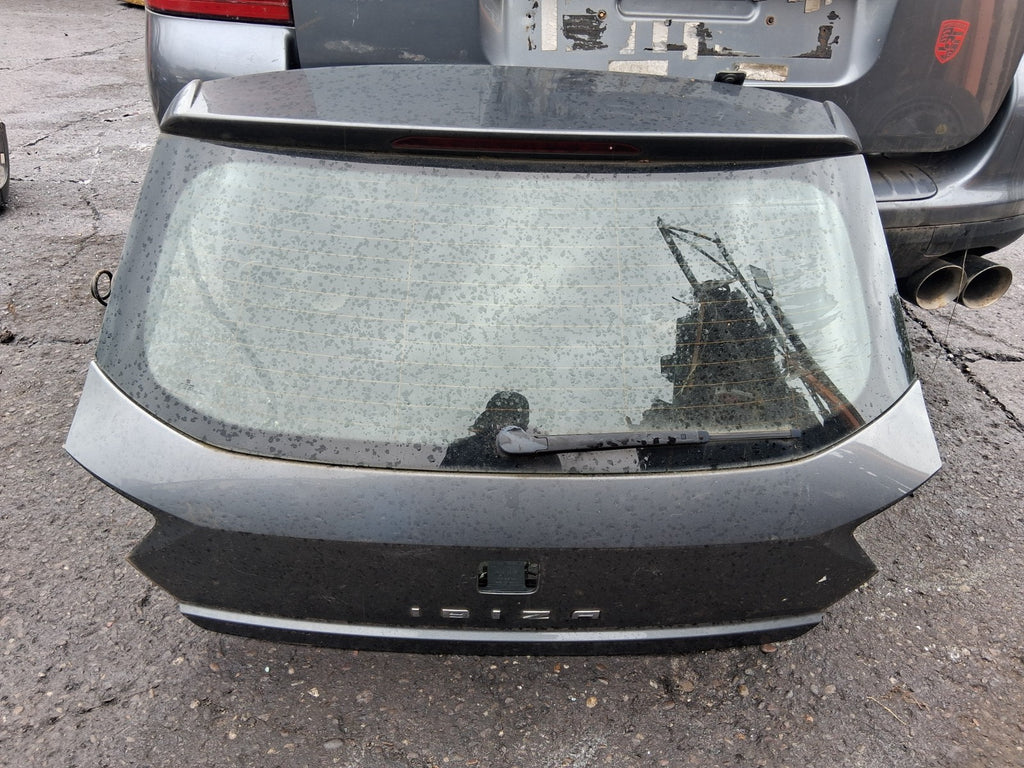 SEAT IBIZA MK5 2018 6F KJ REAR BARE TAILGATE BOOTLID MONSOON GREY METALLIC LX7R