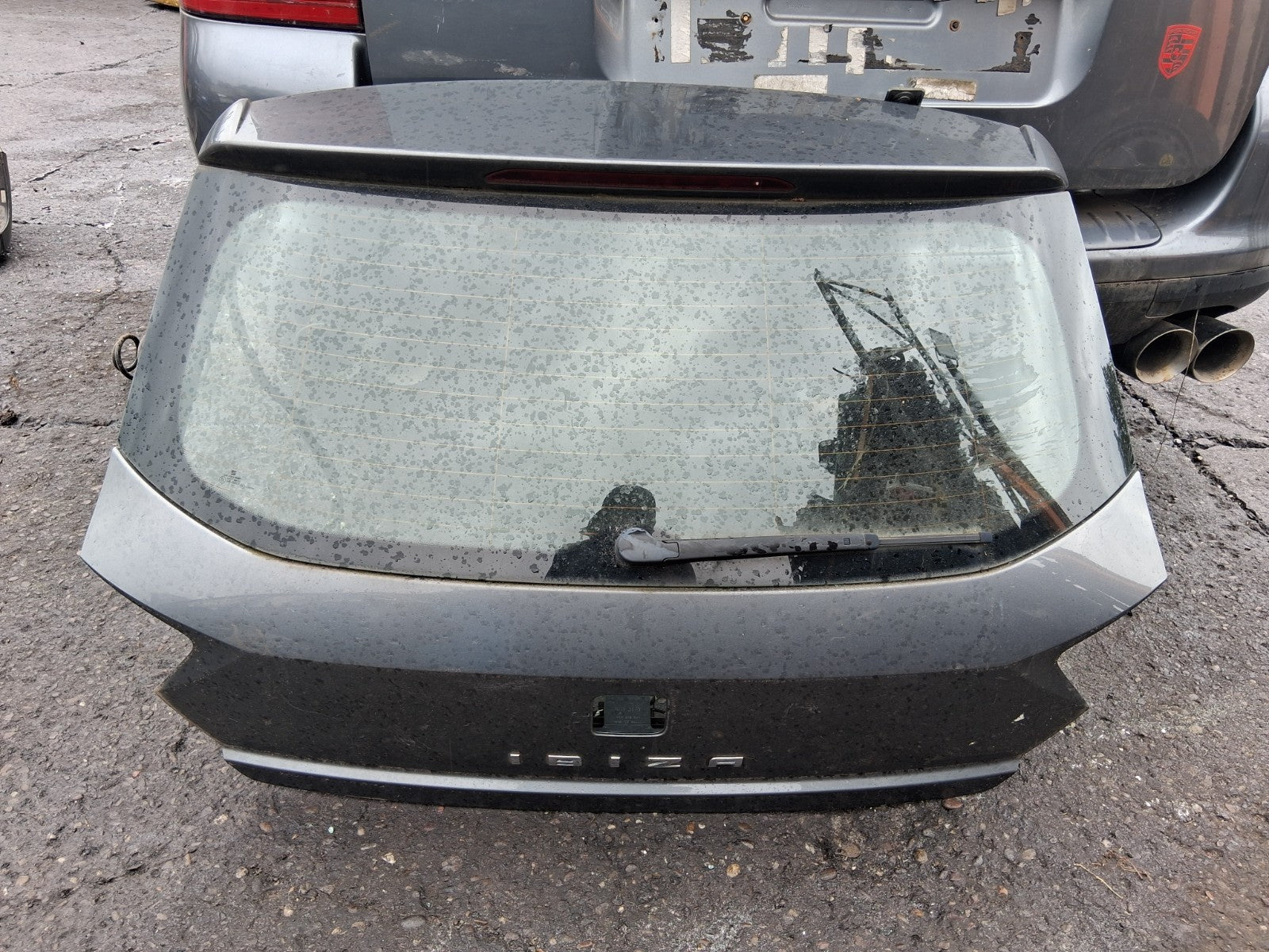 SEAT IBIZA MK5 2018 6F KJ REAR BARE TAILGATE BOOTLID MONSOON GREY METALLIC LX7R