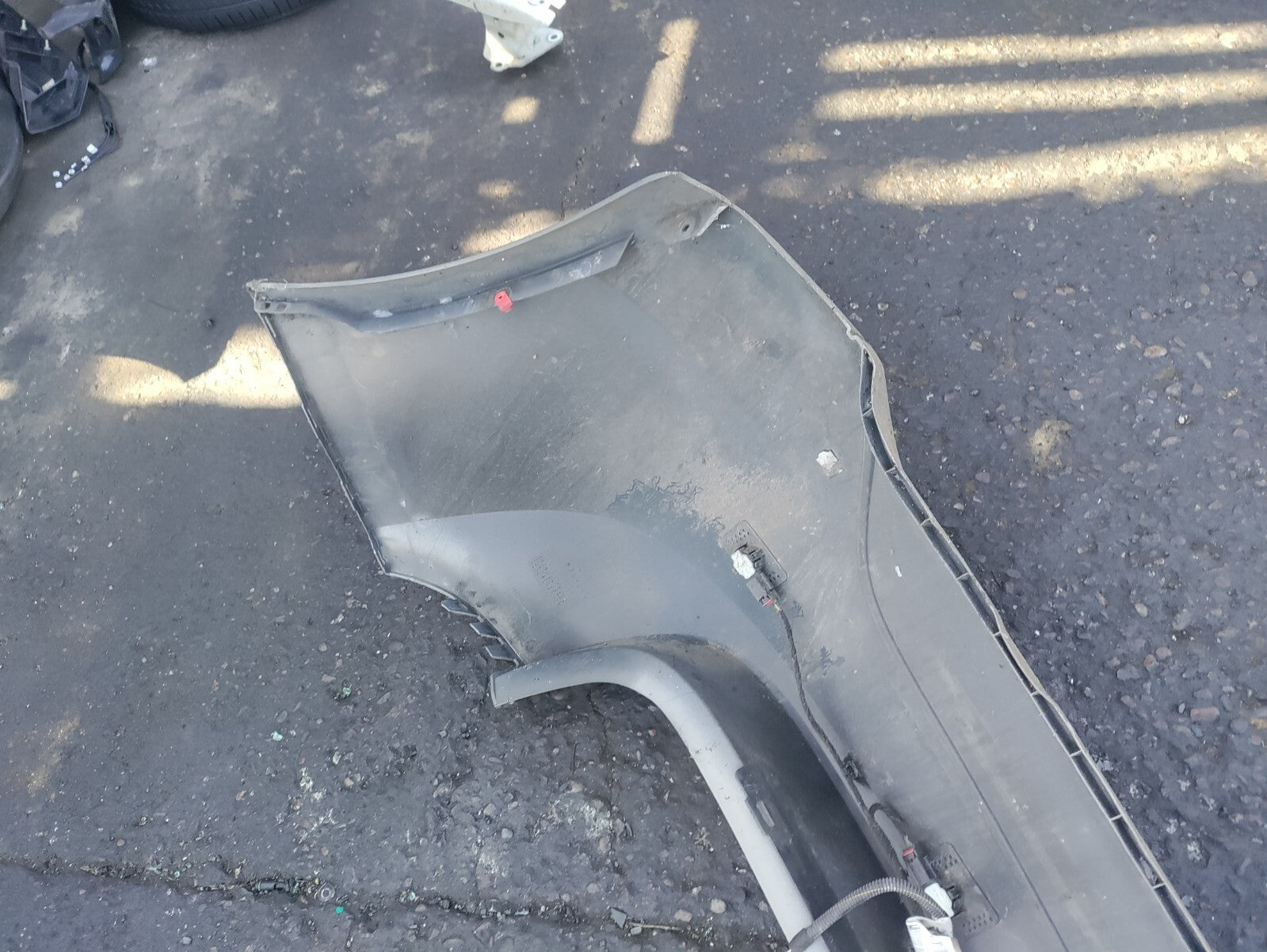2014 VAUXHALL MERIVA B REAR BUMPER WITH PDC SENSOR BROWN