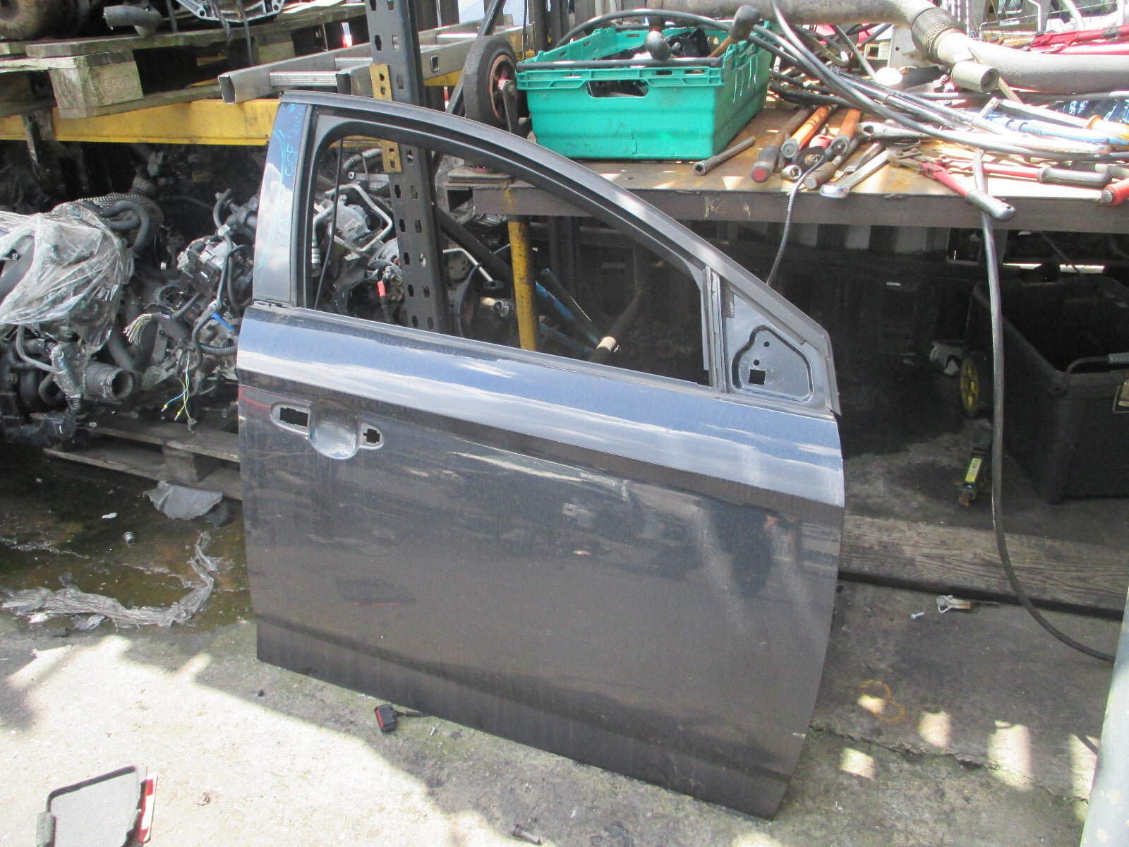 FORD MONDEO MK4 2010 OSF DRIVER SIDE FRONT BARE DOOR SHELL BLACK PARTNER