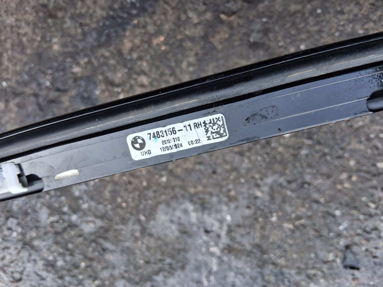 2024 BMW 2 SERIES F44 COUPE OS DRIVER SIDE RIGHT ROOF RAIL STRIP TRIM 7483156