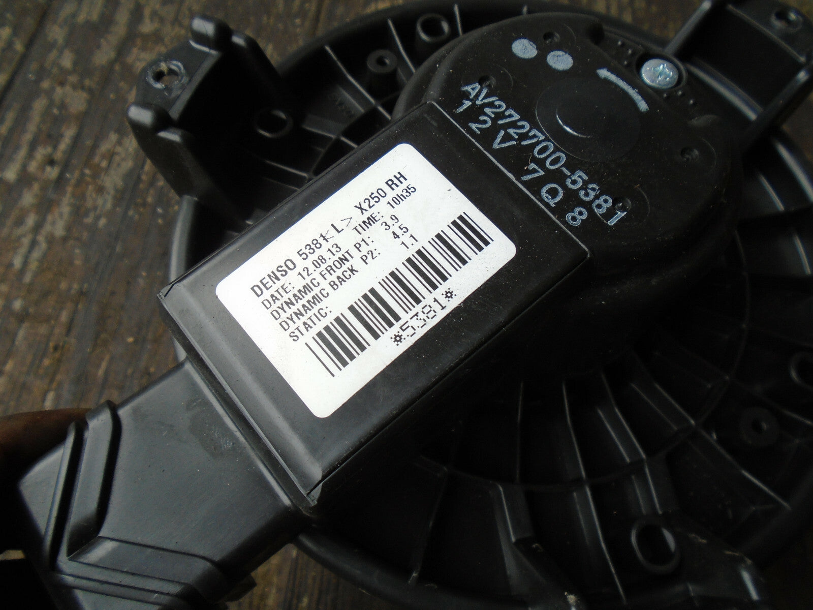 JAGUAR XF FACELIFT 2013 HEATER BLOWER MOTOR FAN UNIT