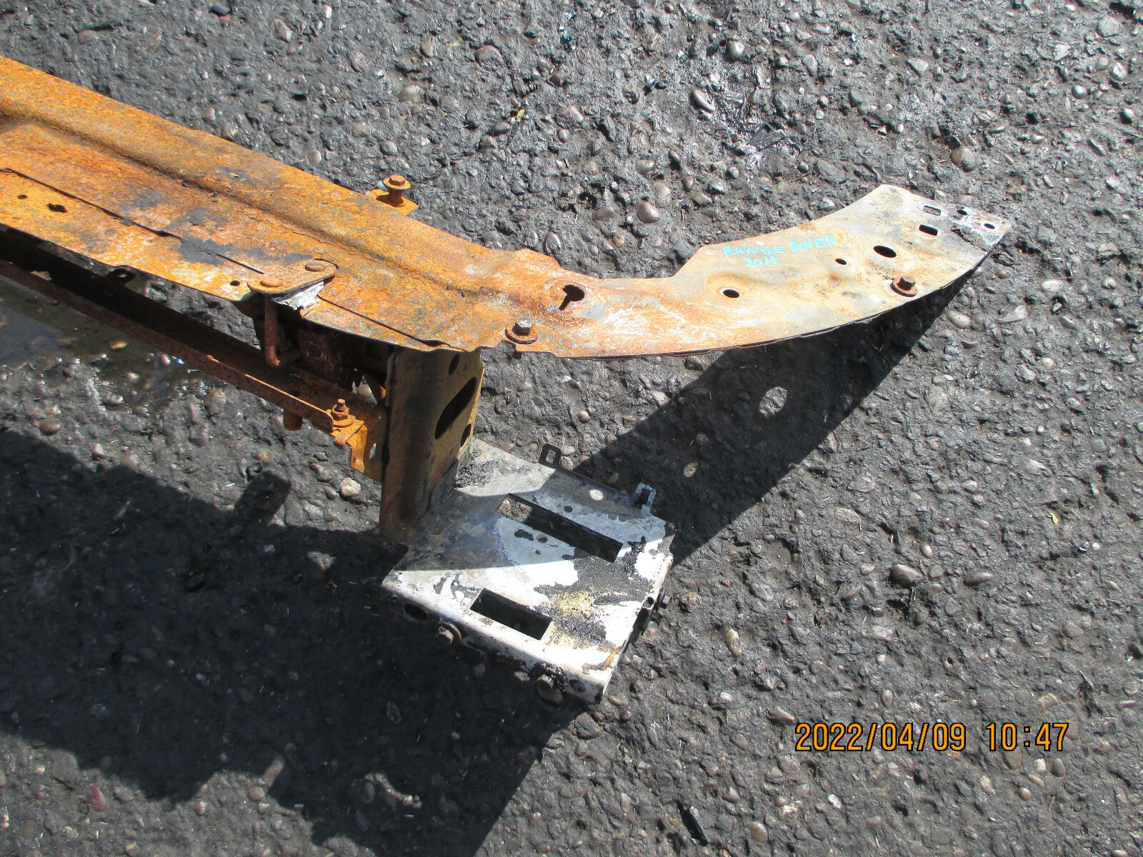 LANDROVER RANGEROVER EVOQUE L538 2013 FRONT SLAM PANEL DAMAGED