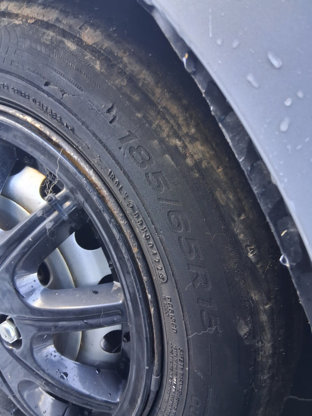 2015 VAUXHALL COMBO D 15 INCH STEEL WHEEL WITH TYRE 185/65R15
