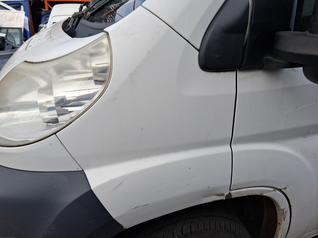 2014 CITROEN RELAY MK3 NSF PASSENGER SIDE WING PANEL WHITE
