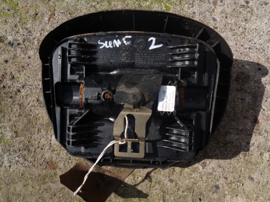 RENAULT SCENIC 2005 DRIVER RIGHT STEERING WHEEL AIRBAG 8200381851