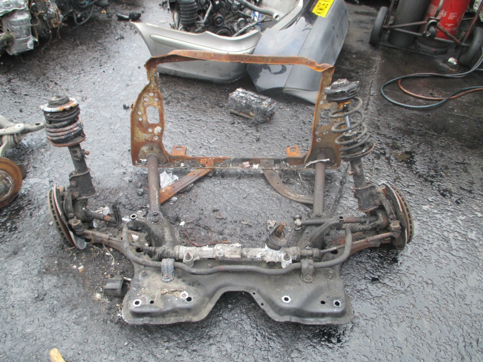 JEEP RENEGADE 2019 2WD COMPLETE FRONT AXLE SUB FRAME ANTI SWAY ROLL BAR FIRE 🔥