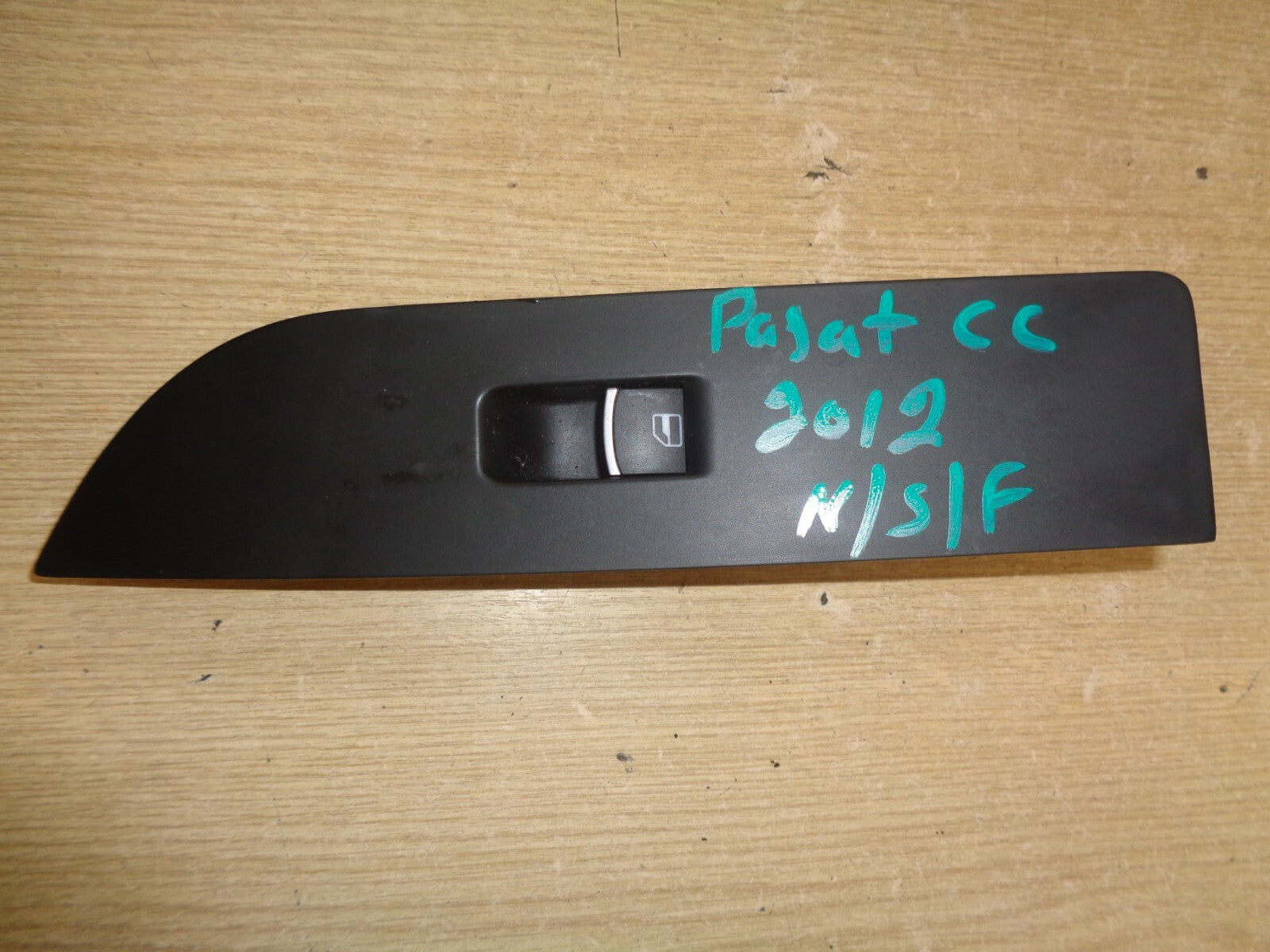 VW VOLKSWAGEN 2012 PASSAT CC FRONT LEFT SIDE WINDOW CONTROL SWITCH PANEL