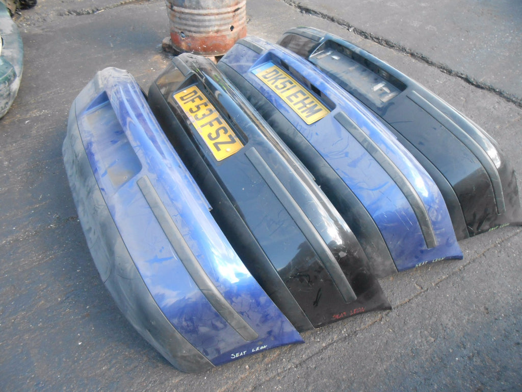 1998 - 2005 SEAT LEON 1M1 (MK1) JOB LOT OF REAR BUMPERS BLUE & BLACK