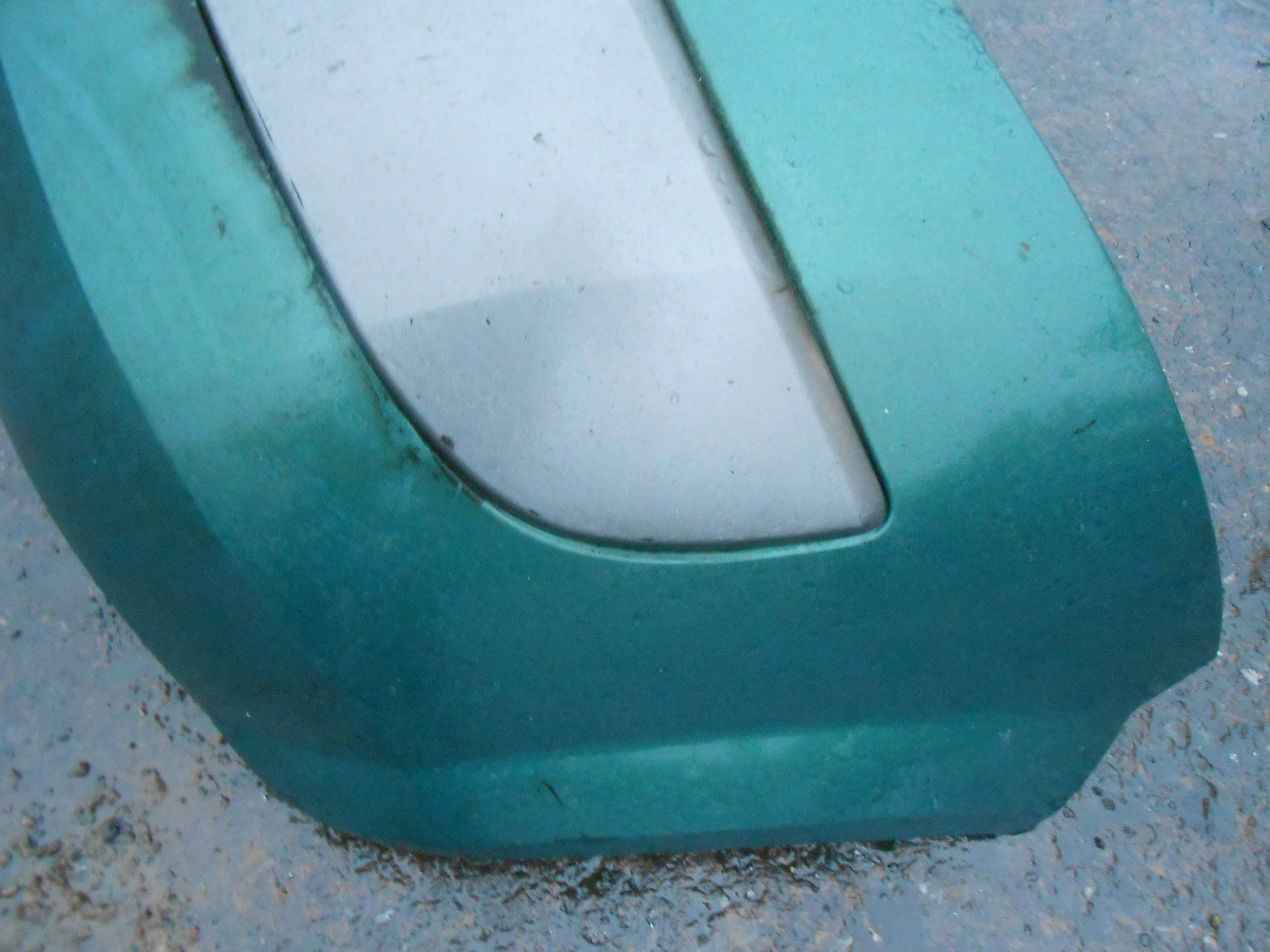 RENAULT MEGANE MK2 2003 COMPLETE REAR BUMPER GREEN
