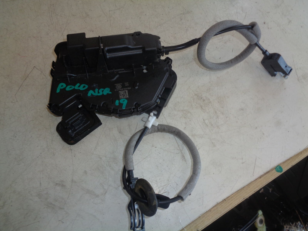VW VOLKSWAGEN POLO MK6 2019 NSR PASSENGER SIDE REAR DOOR LOCK MECHANISM