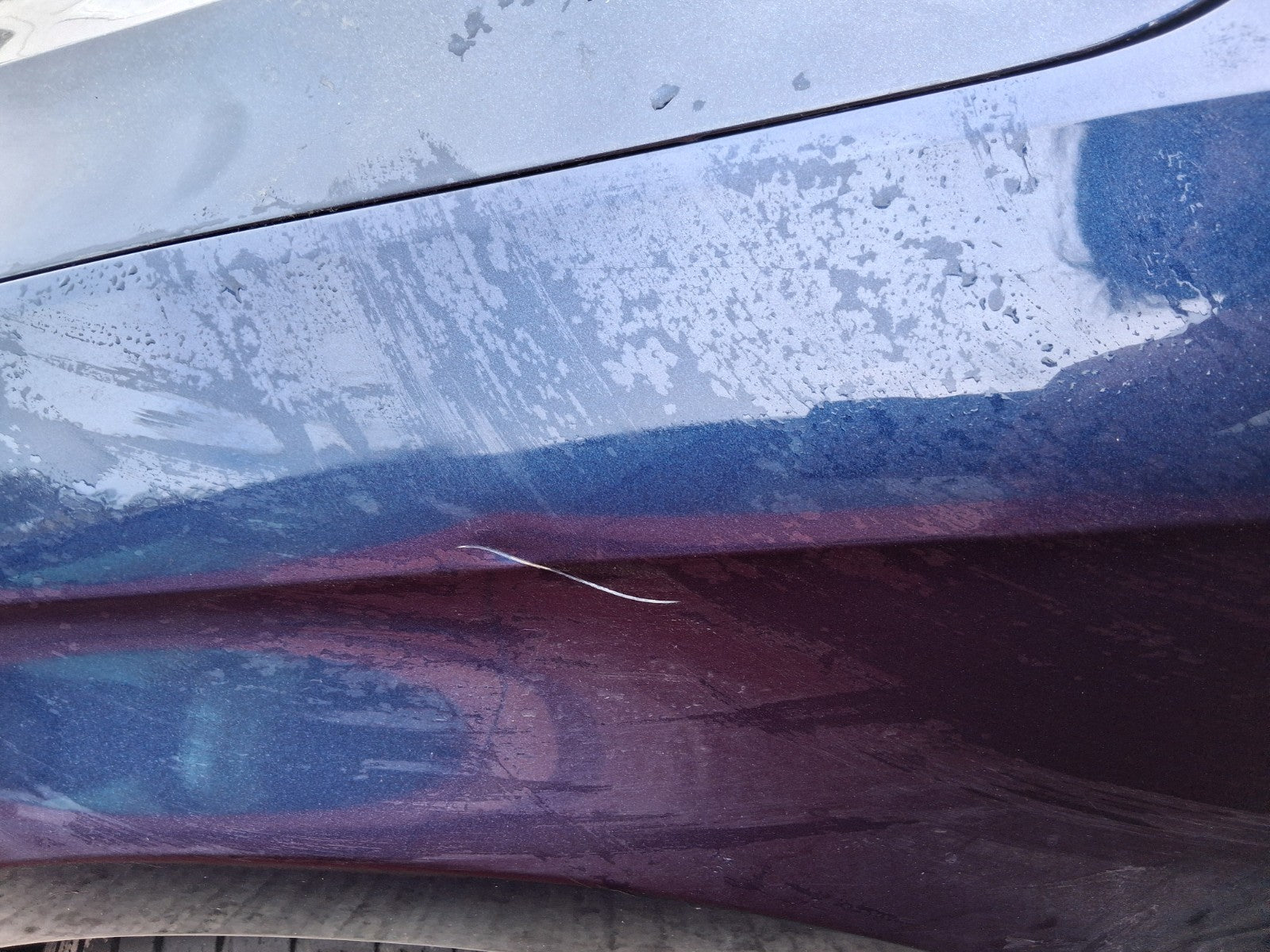 2014 VW VOLKSWAGEN PASSAT B7 SALOON NSF PASSENGER SIDE LEFT WING PANEL BLUE