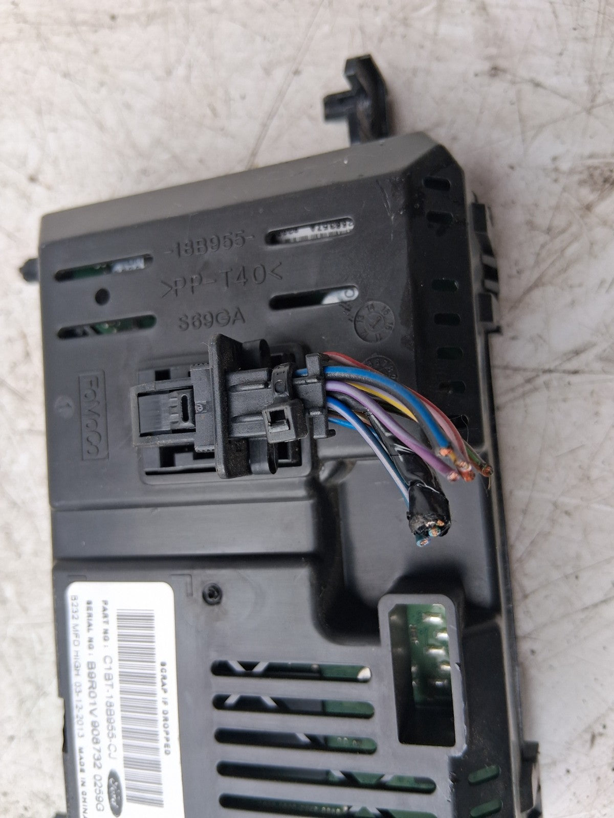2014 FORD FIESTA MK7 RADIO STEREO DISPLAY SCREEN MULTIMEDIA C1BT18B955CJ