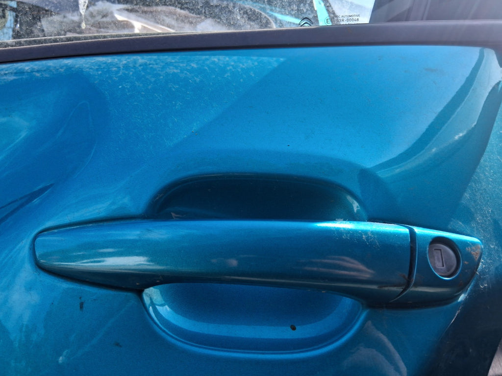 2023 CITREOEN C3 MK3 NSF PASSENGER SIDE FRONT DOOR HANDLE SPRING BLUE MET EWJ