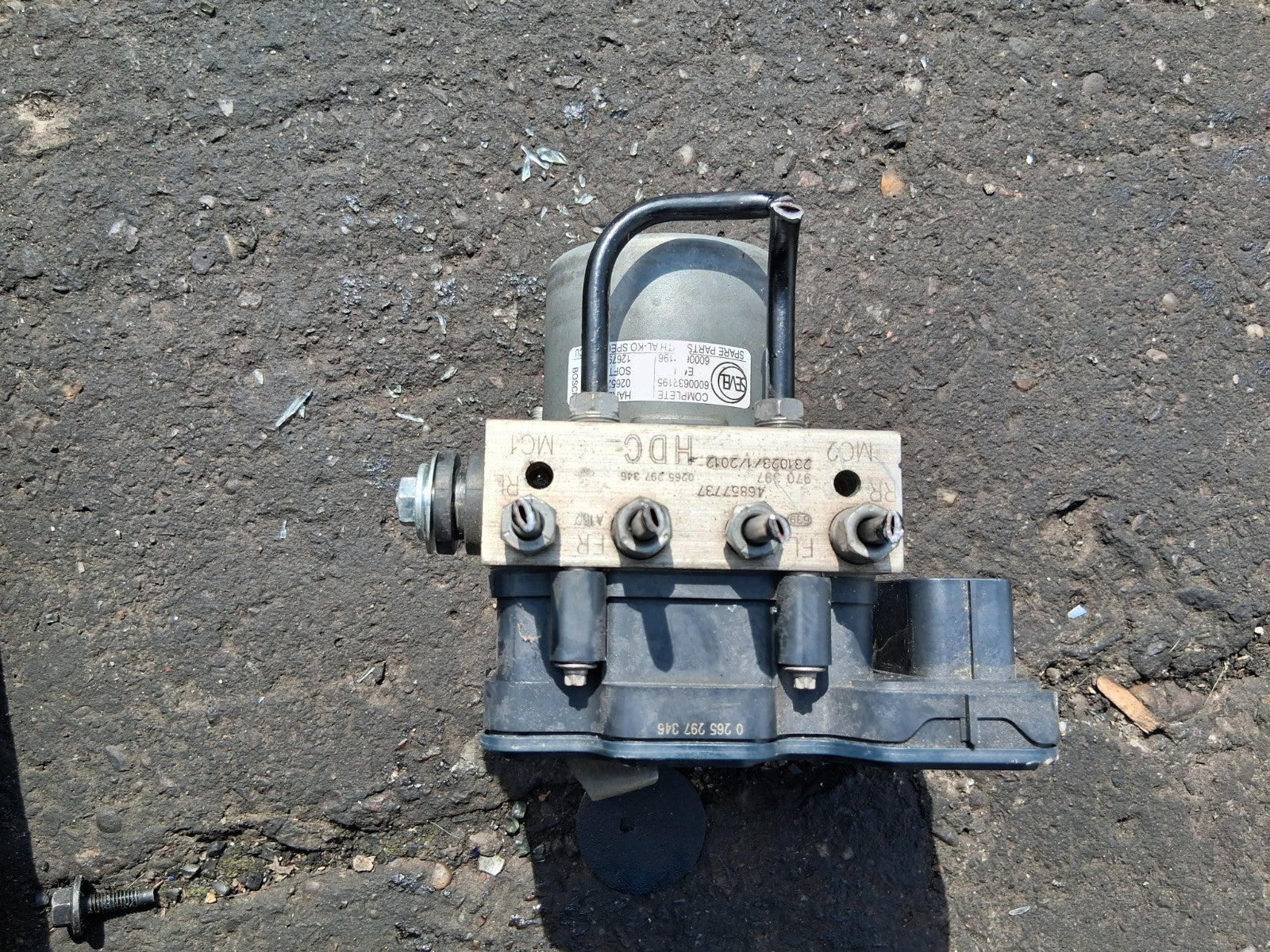 2024 FIAT DUCATO MK3FACELIFT 2.2 DIESEL ABS PUMP CONTROL MODULE 0265297346