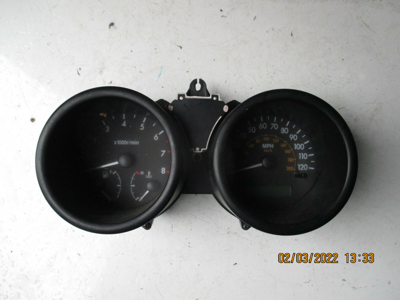 CHEVROLET KALOS 1.2 PETROL 2007 SPEEDO CLOCKS INSTRUMENT CLUSTER DIALS 96426343-