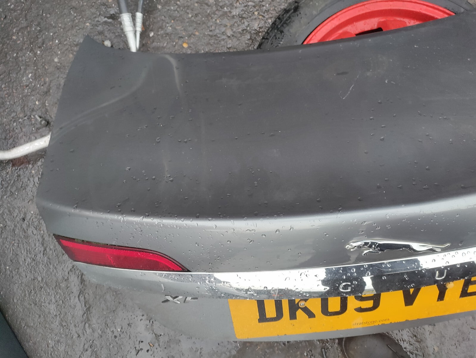 2009 JAGUAR XF X250 REAR TAILGATE BOOT-LID SILVER