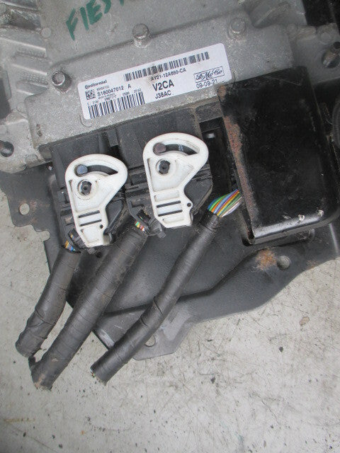 FORD FIESTA MK7 2017 ENGINE CONTROL MODULE ECU AV2112A650CA