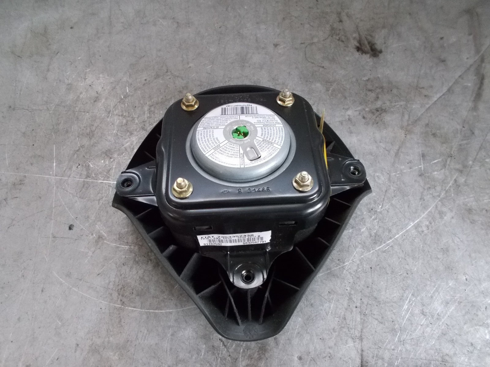 FIAT PUNTO 2006 STEERING WHEEL AIRBAG 30004481 7353352430