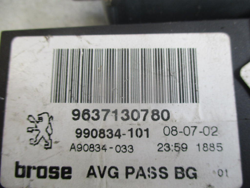 PEUGEOT 407 OSF DRIVERS SIDE FRONT ELECTRIC WINDOW MOTOR 9637130780