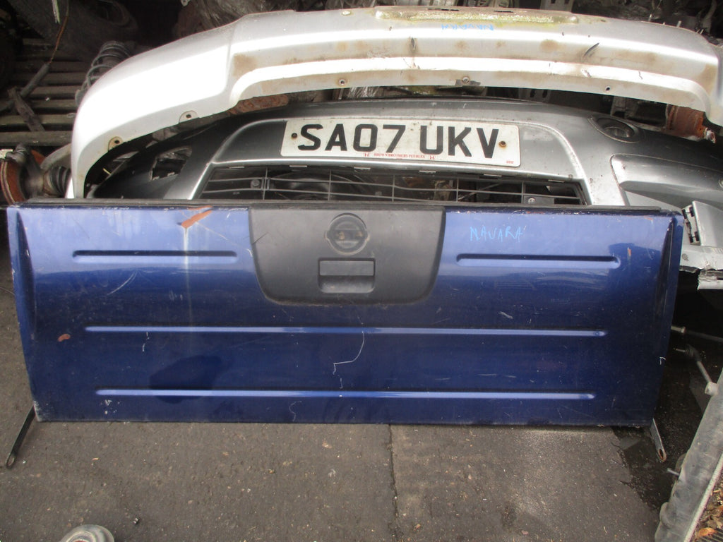 2002 NISSAN NAVARA D22 PICK UP REAR TAILGATE BOOT DOOR BLUE