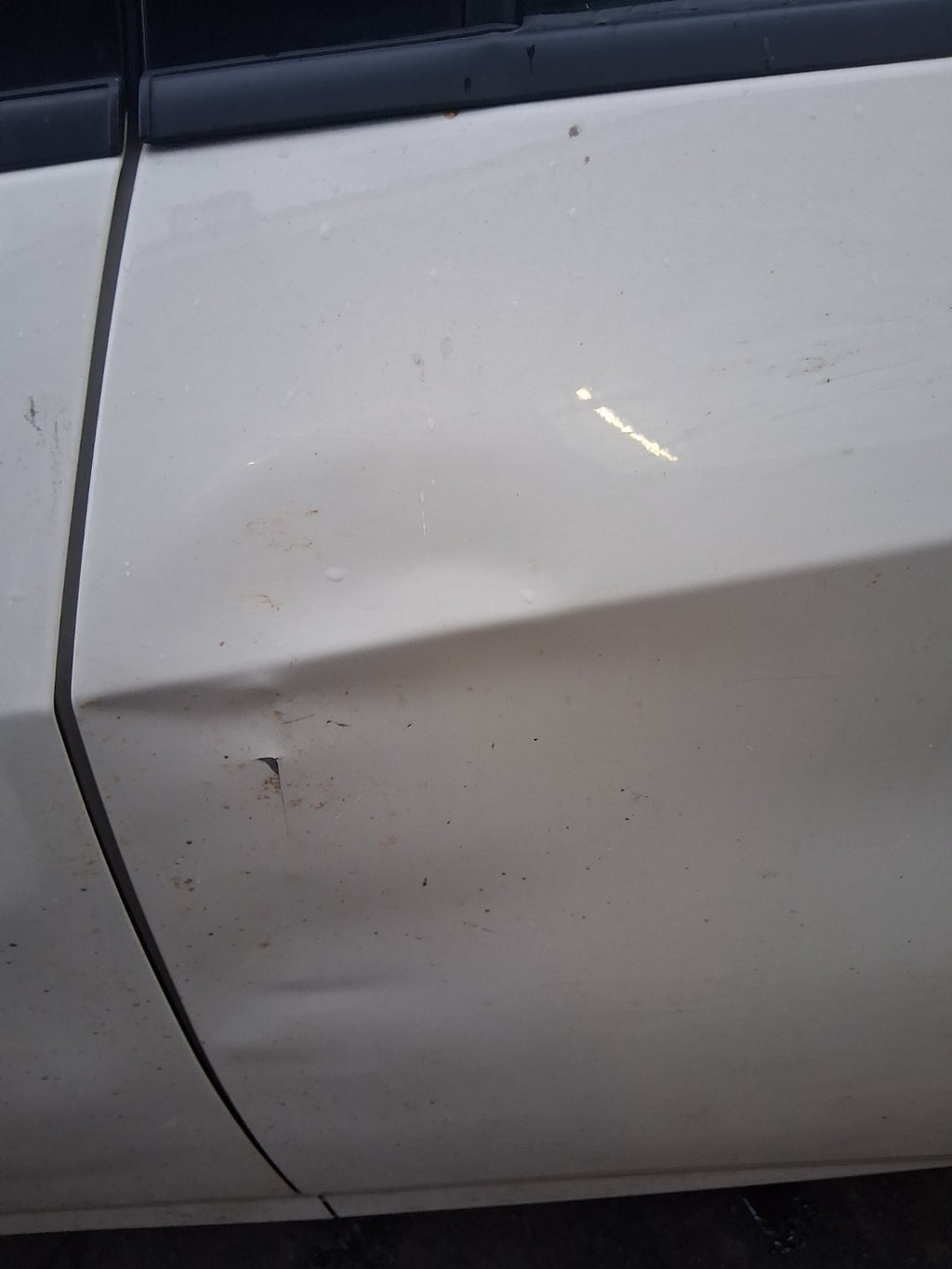 2018 NISSAN MICRA K14 NSR PASSENGER SIDE REAR LEFT BARE DOOR IVORY D16