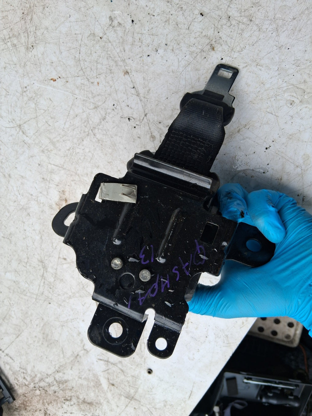 2013 NISSAN QASHQAI J10 REAR CENTER MIDDLE SEAT BELT 542426500A