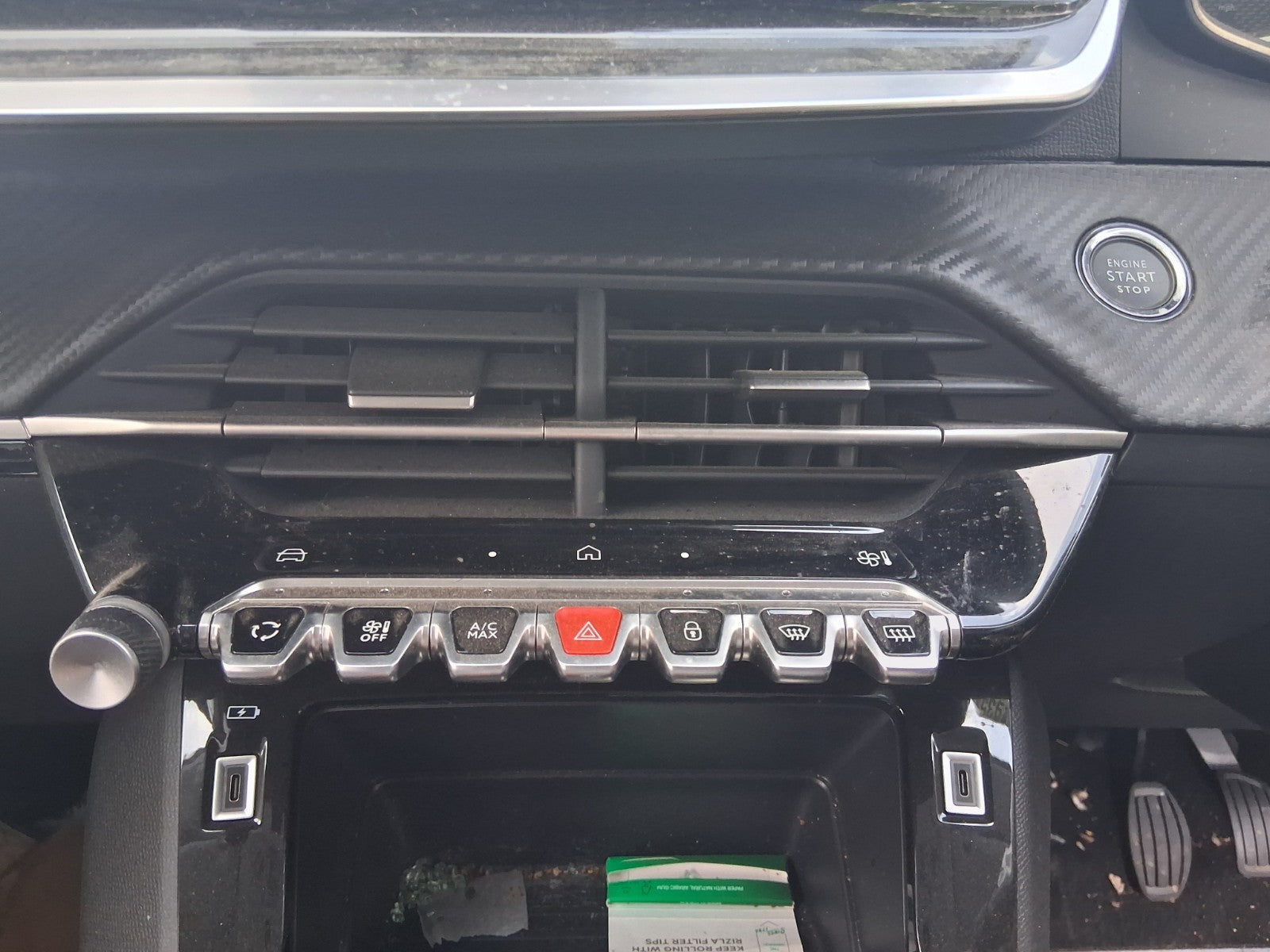 PEUGEOT 208 MK2 2025 HEATER AC CLIMATE CONTROL SWITCH PANEL