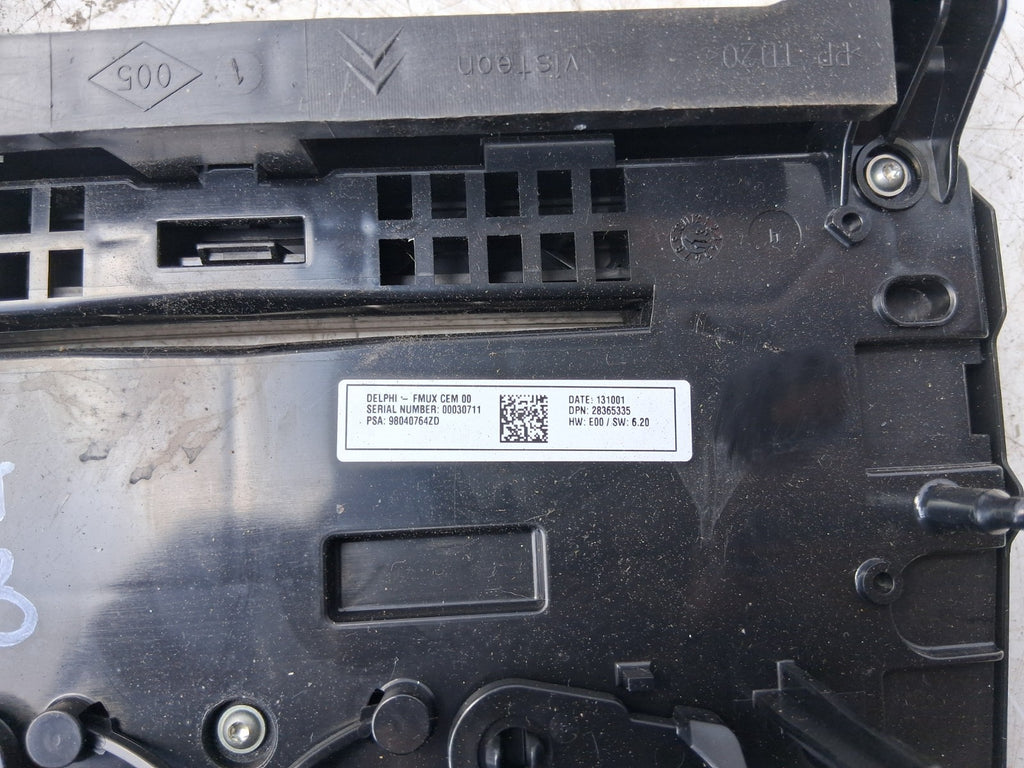 2013 CITROEN C4 MK2 HEATER AC CLIMATE CONTROL SWITCH PANEL