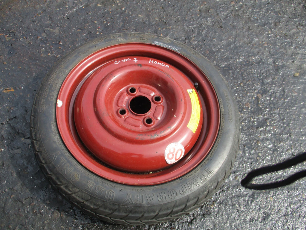 HONDA CIVIC MK7 2004 SPACESAVER WHEEL WITH TYRE T125/70D15