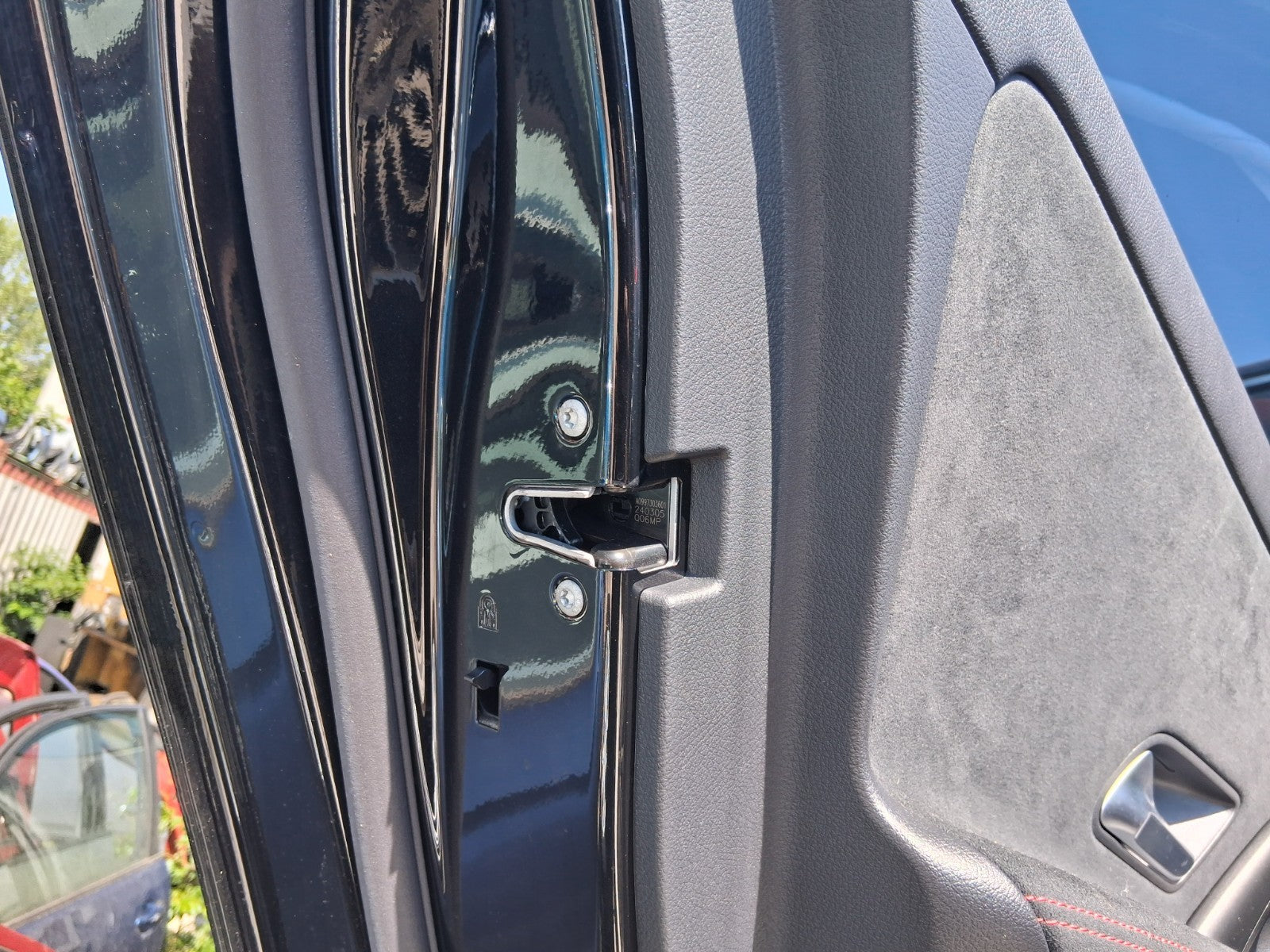 2023 MERCEDES BENZ A CLASS AMG W177 HATCH NSR PASSENGER REAR DOOR LOCK MECHANISM