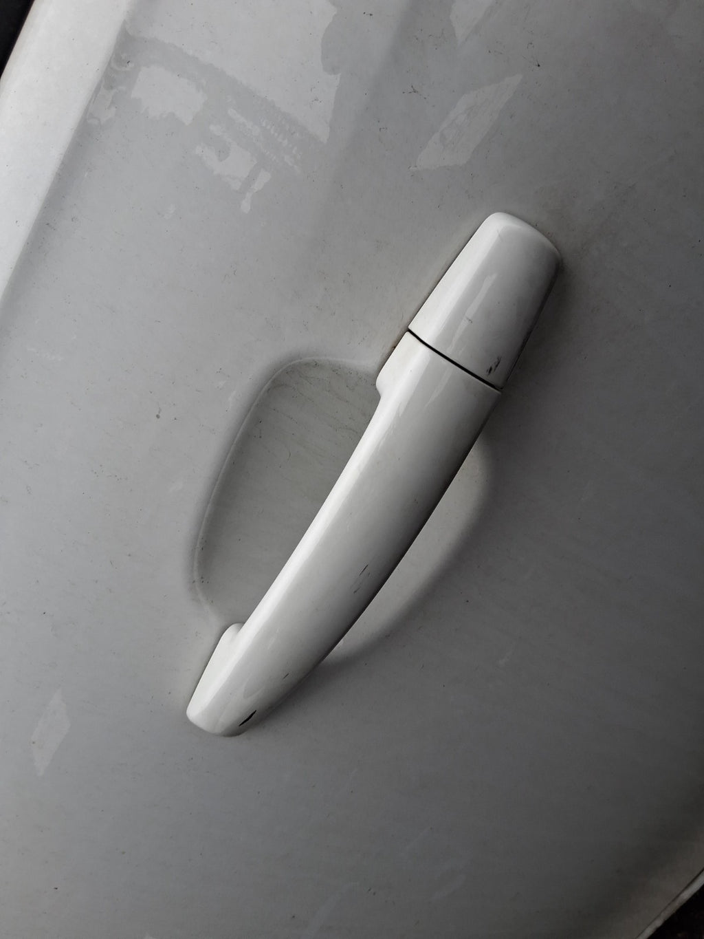 2019 VAUXHALL CORSA E 3 DOOR NS PASSENGER SIDE EXTERIOR DOOR HANDLE WHITE Z40R